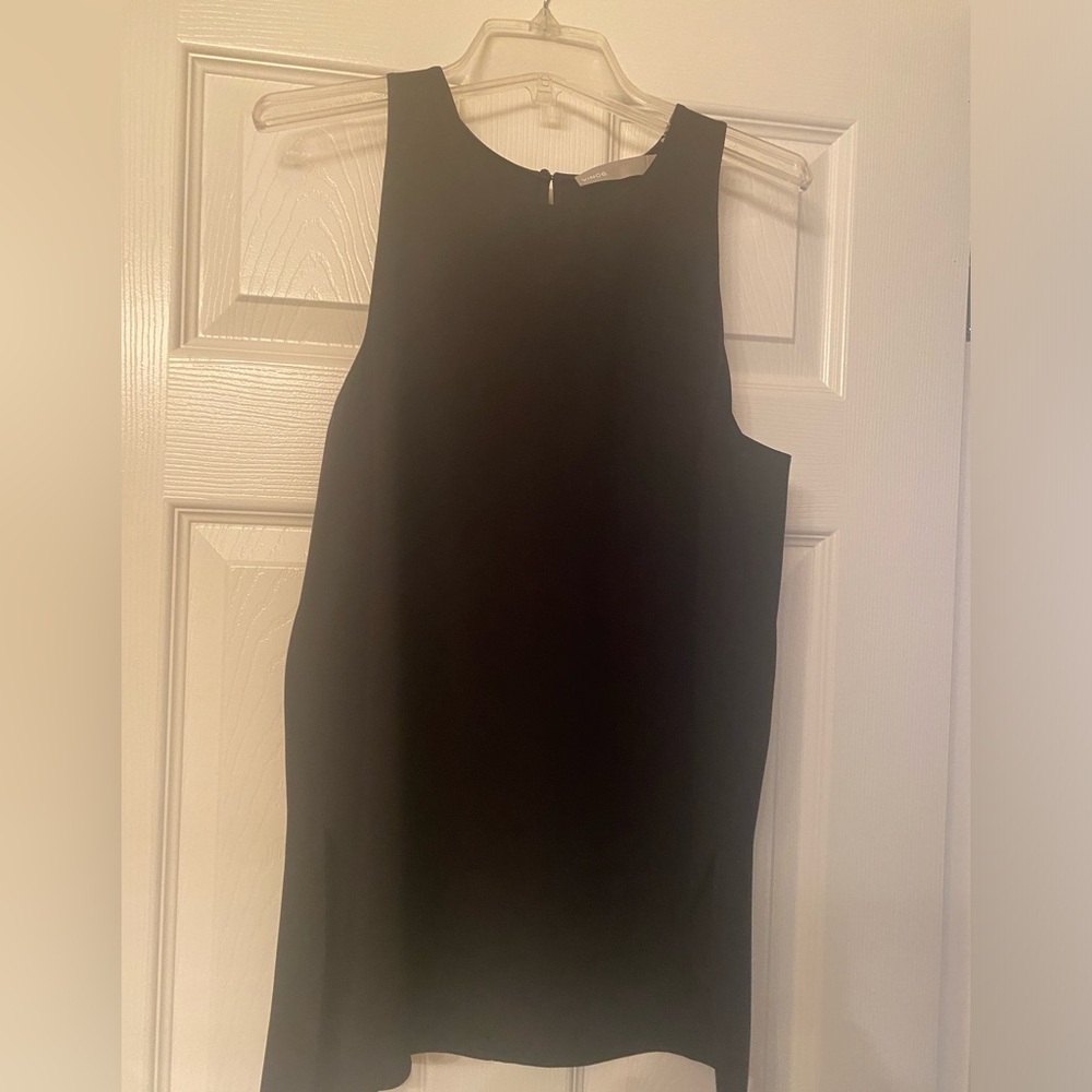 Vince Black Sleeveless Shell Top